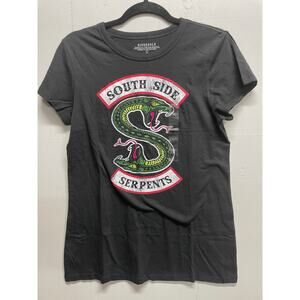 Riverdale Southside Serpents Gang Medium Black T Shirt New Without Tags